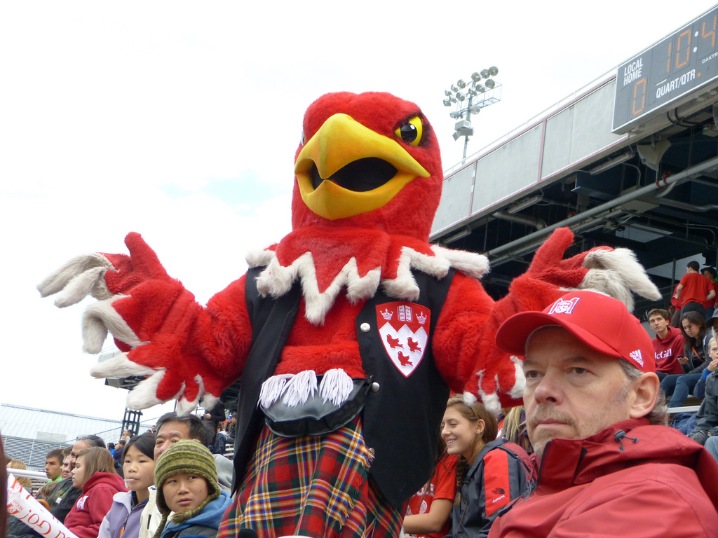 Some McGill athletic teams begin to use Indigenous people as their mascots.